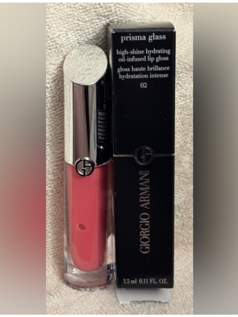 💖GIORGIO ARMANI - #02 CANDY HALO PRISM GLASS GLOSS       NEW IN BOX